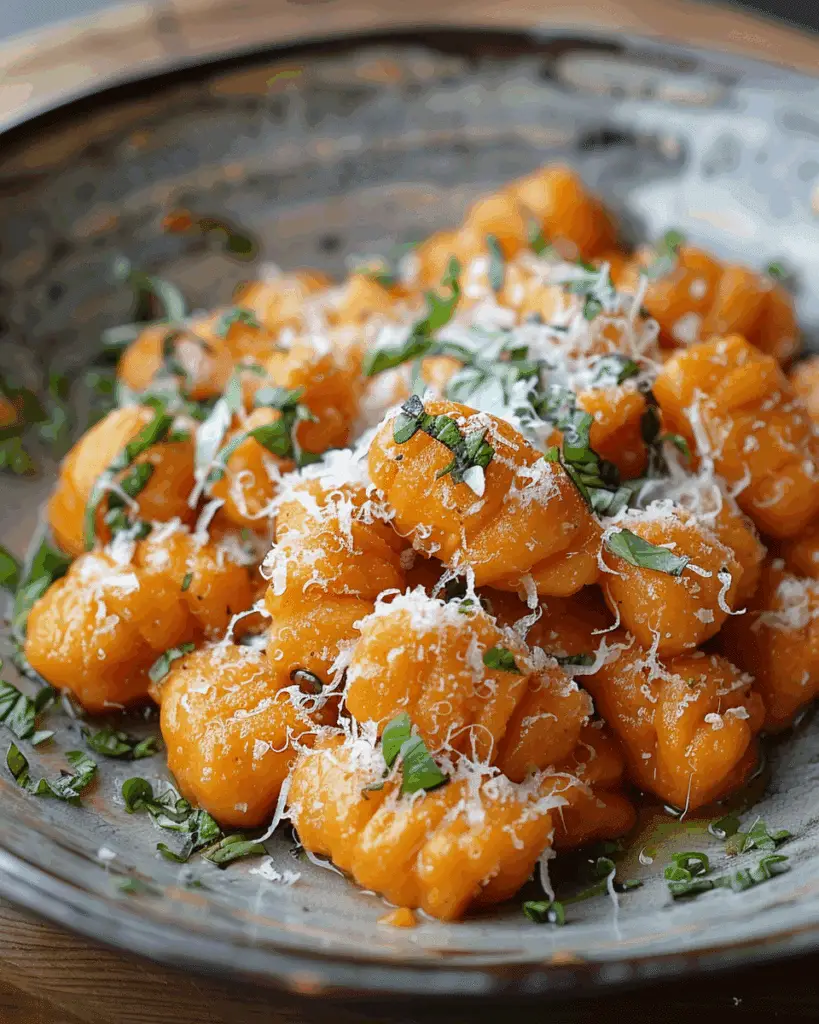 Sweet Potato Gnocchi