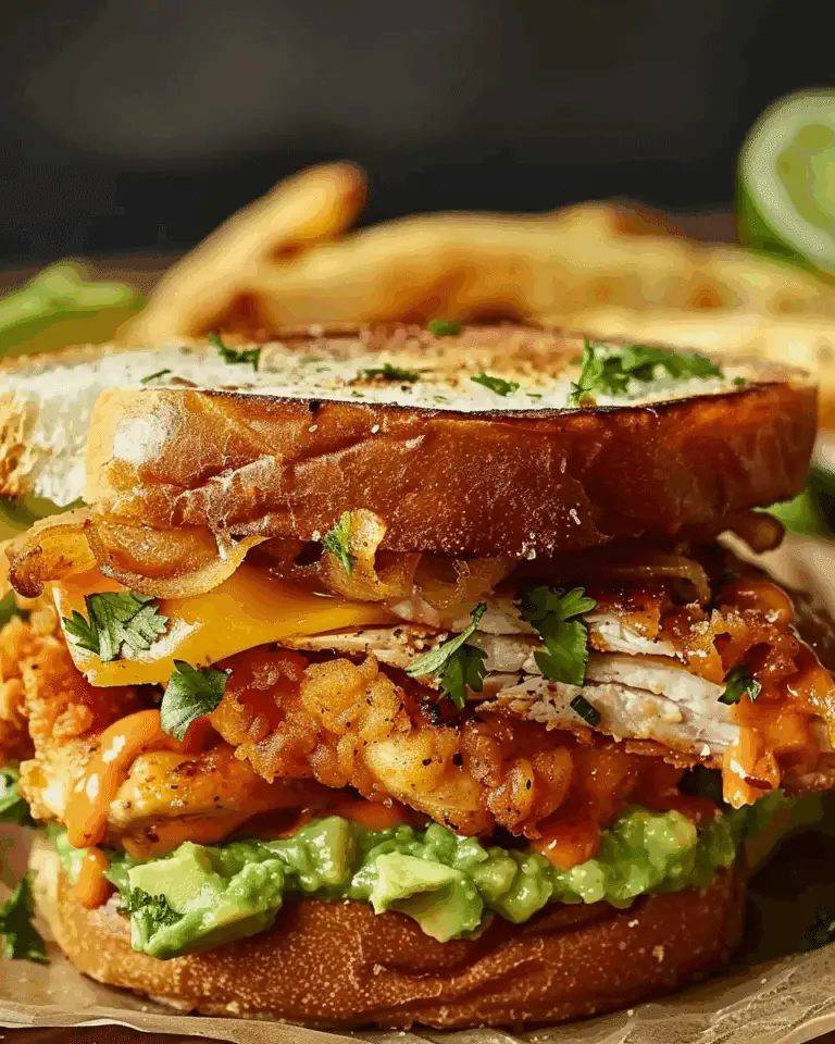 Chicken Avocado Melt Sandwich