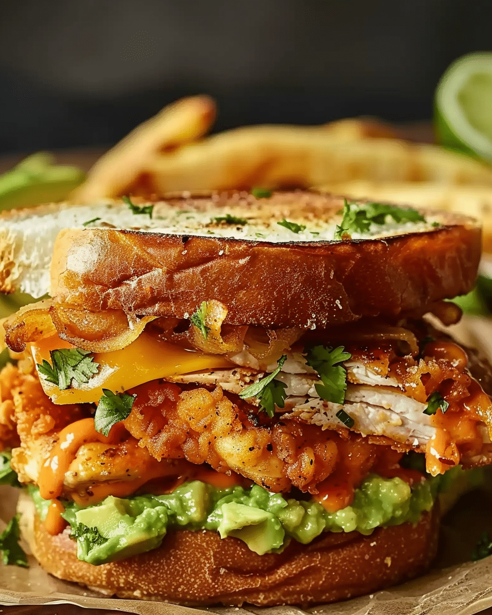 Chicken Avocado Melt Sandwich