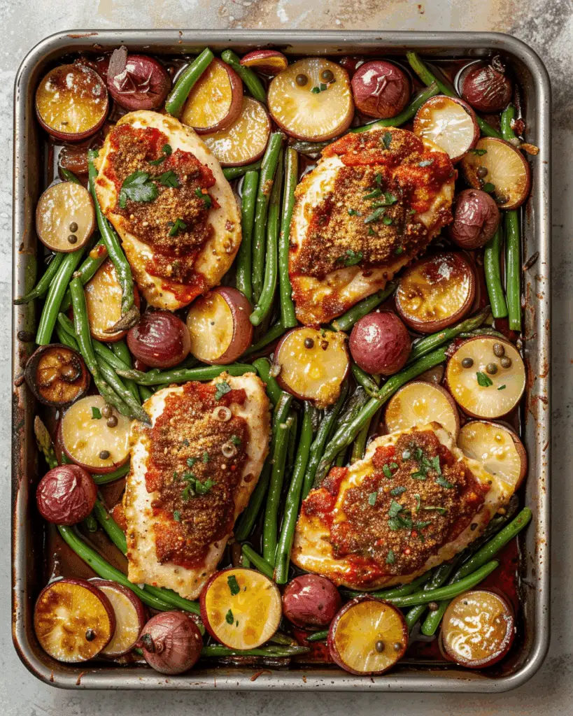 Healthy Chicken Parmesan: A Delightful Sheet Pan Dinner
