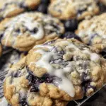 Blueberry Muffin Cookies with Streusel Topping