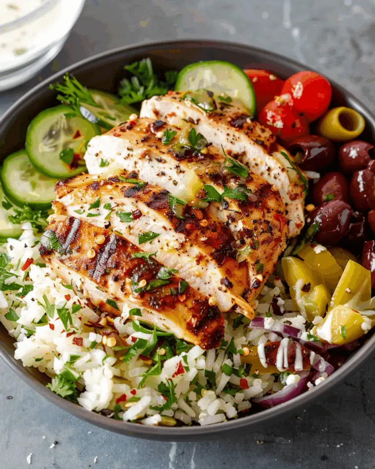 Greek Chicken Bowls