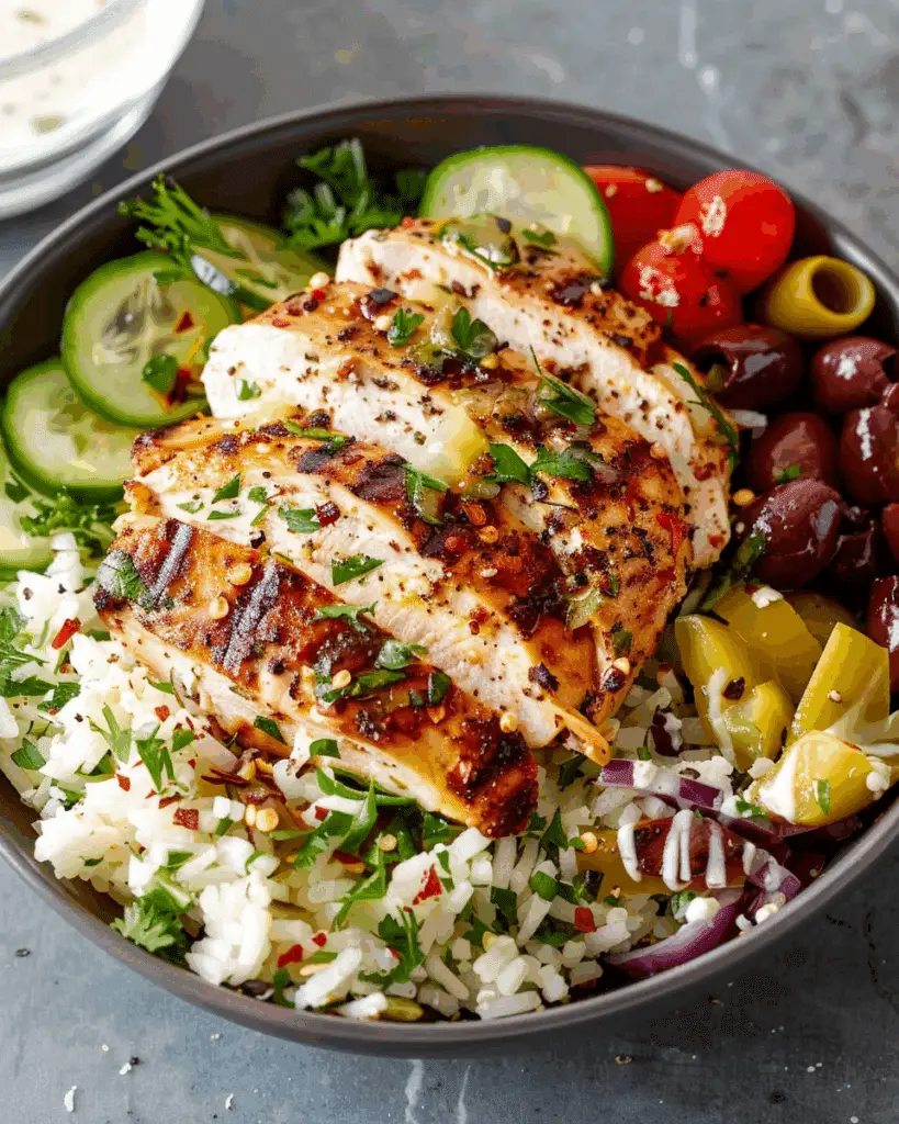 Greek Chicken Bowls