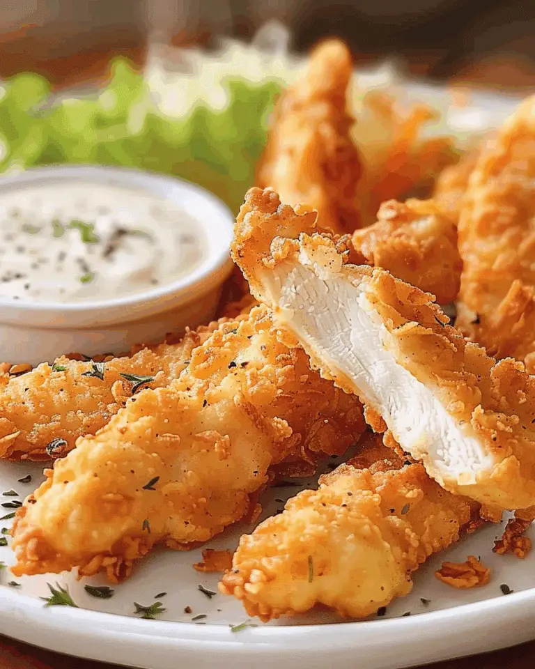 Best Crispy Chicken Fingers (Chicken Tenders with Tartar Sauce)