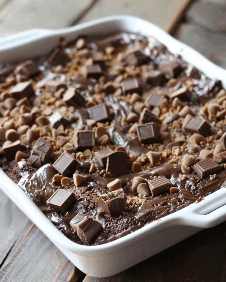 Peanut Butter Cup Dump Cake Recipe