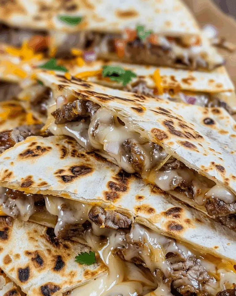 Philly Cheesesteak Quesadilla Recipe