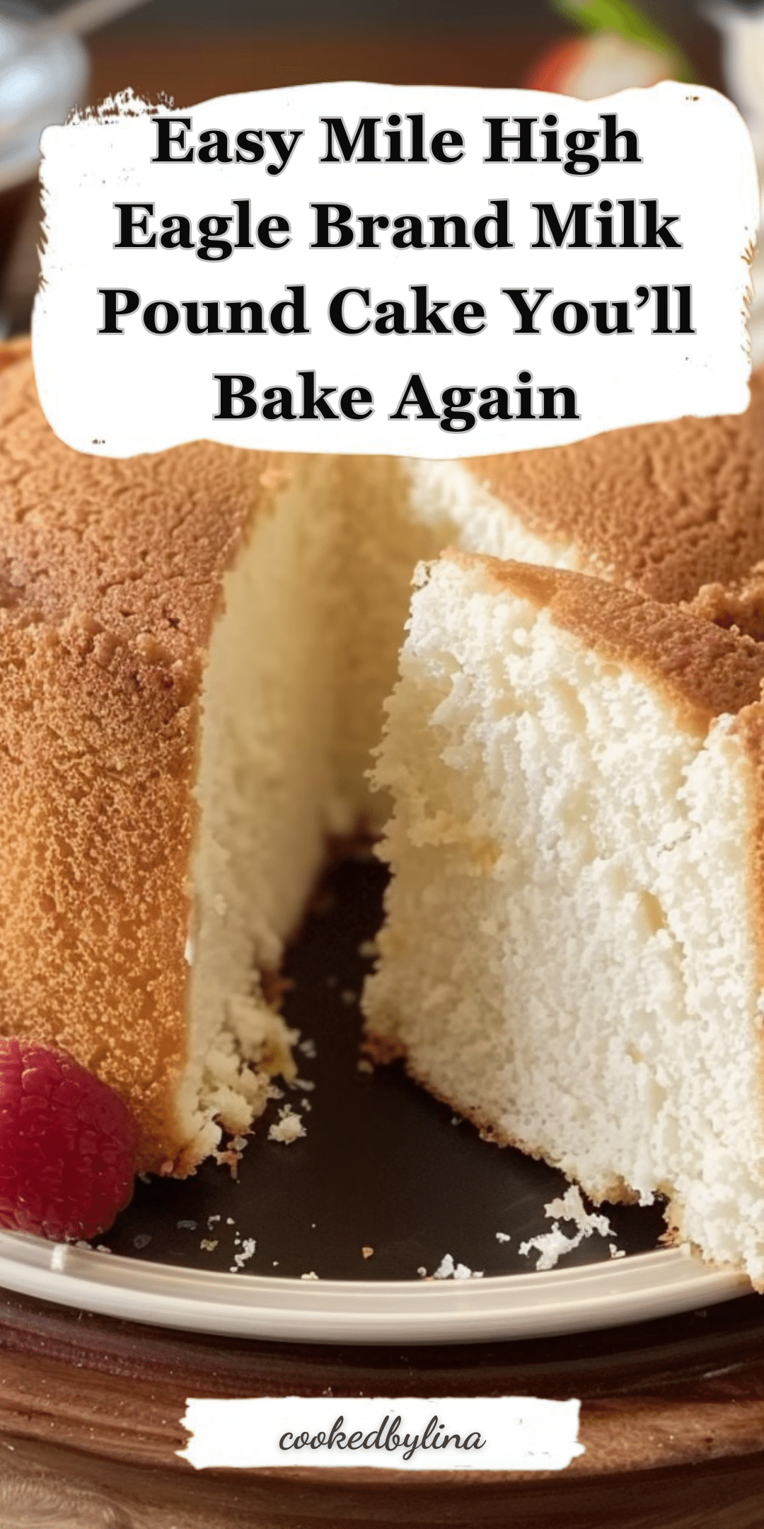 Mile High Eagle Brand Milk Pound Cake | Cooked By Lina