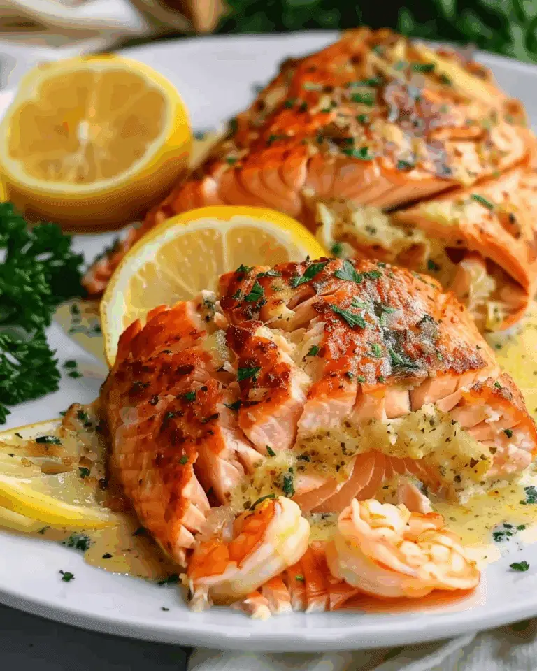 Best Crab and Shrimp Stuffed Salmon