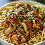 ONE-PAN FIRE GARLIC CHICKEN NOODLE BOWL