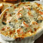 Irresistible Shrimp, Crab & Spinach Dip