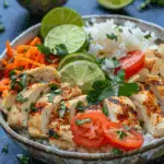 Viral Creamy Coconut Lime Chicken Bowl