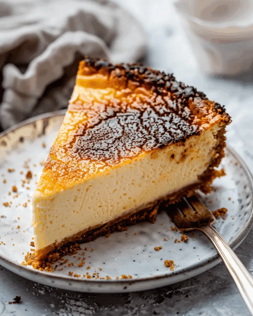 Super Creamy Burnt Cheesecake