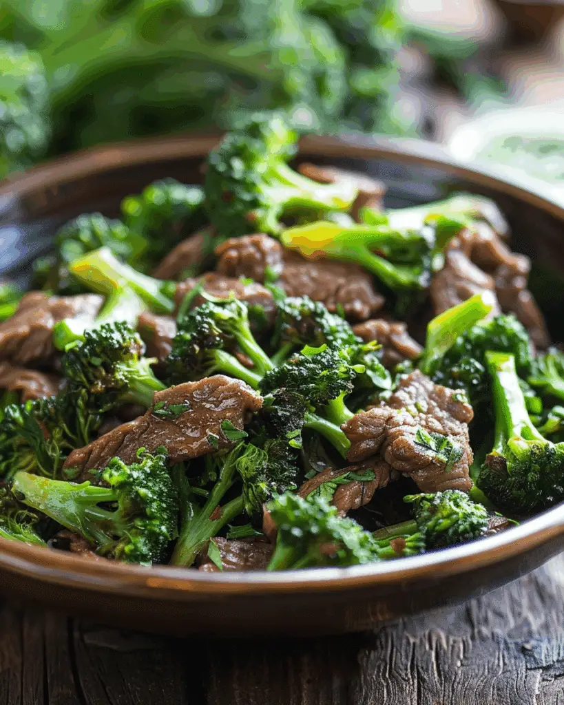 Chinese Beef and Broccoli Recipe