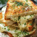 Garlic Bread Grilled Cheese