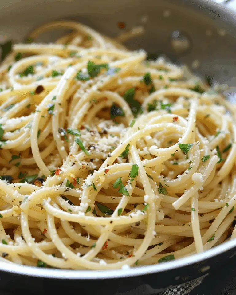 Spaghetti Aglio e Olio (Garlic and Olive Oil Pasta)