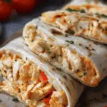Best Cheesy Garlic Chicken Wraps Recipe