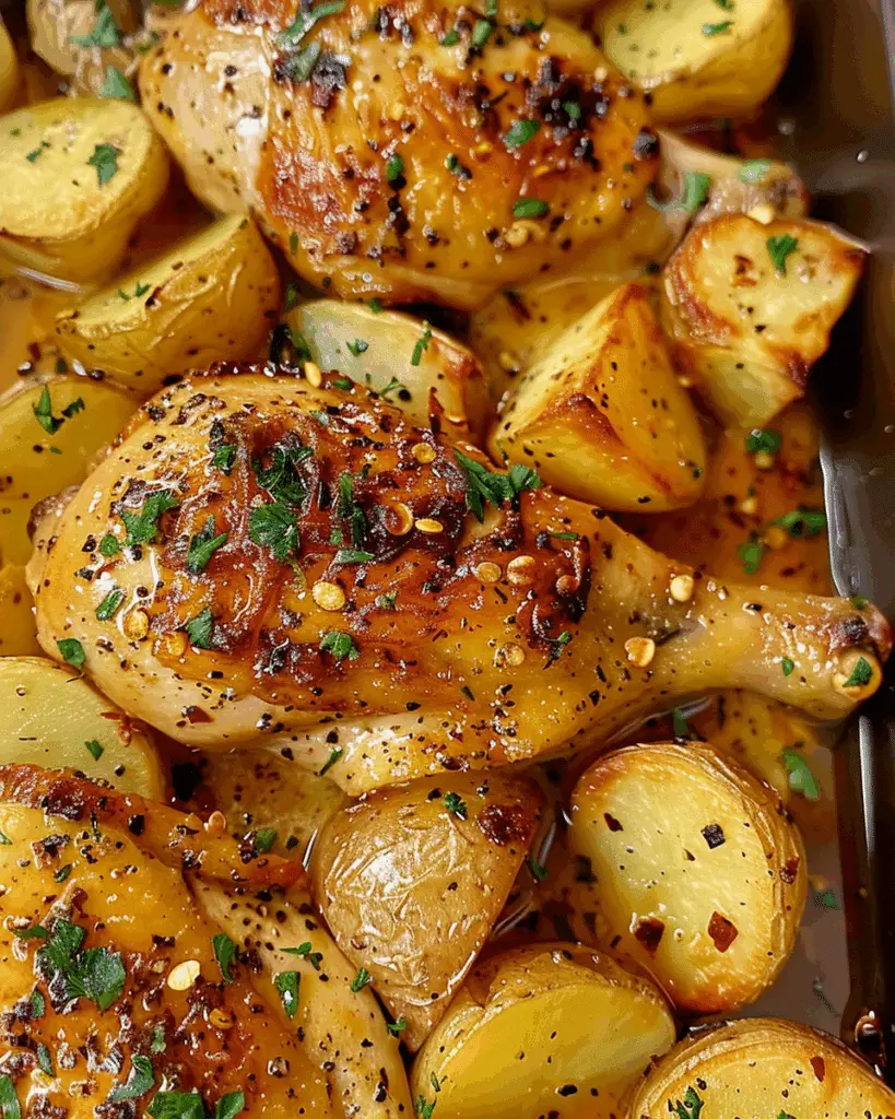 One Pan Chicken and Potatoes