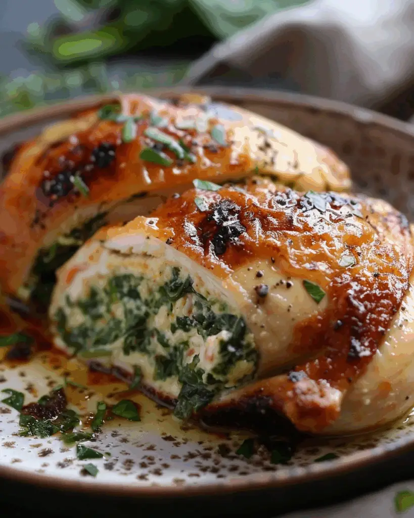 Spinach Stuffed Chicken