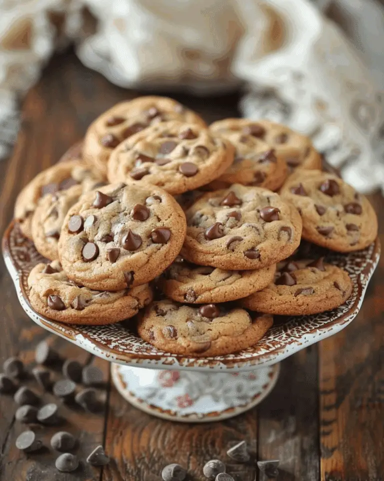 Gooey Chocolate Chip Cookies