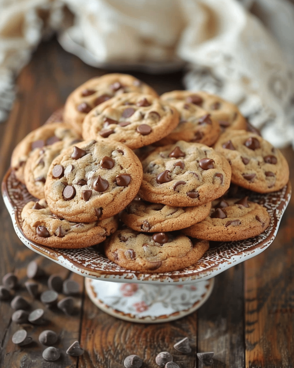 Gooey Chocolate Chip Cookies