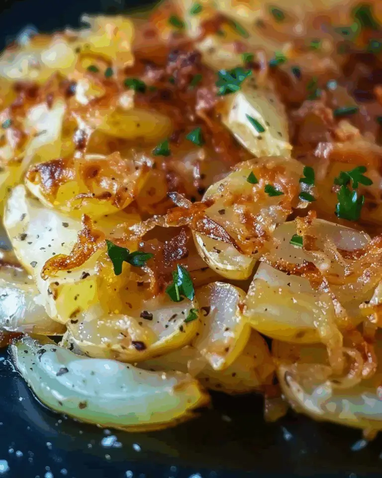 Oven Fried Potatoes & Onions