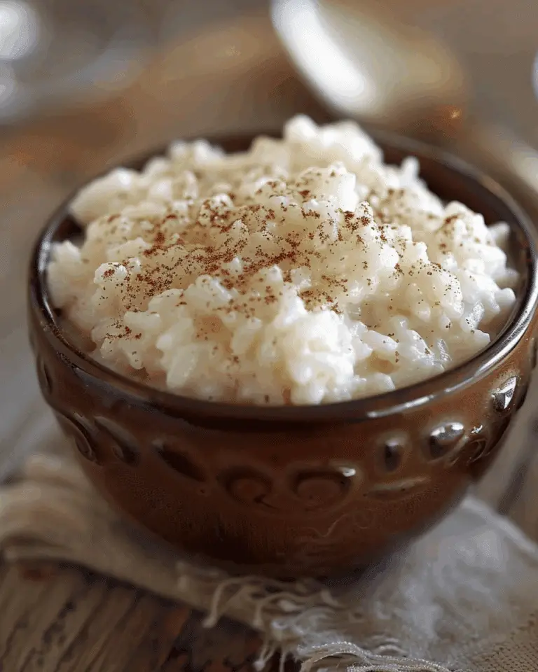 Old-Fashioned Rice Pudding