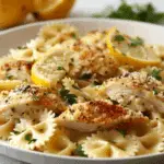 Bowtie Lemon Garlic Chicken Pasta