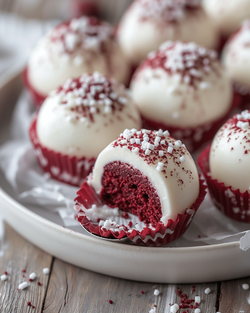 Red Velvet Cheesecake Bites