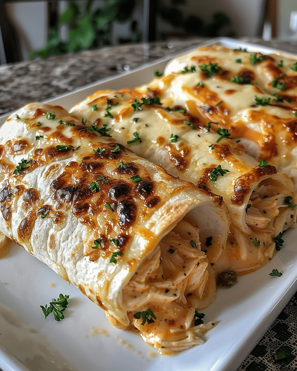 Shredded Chicken Tacos with Creamy Chimichurri Sauce