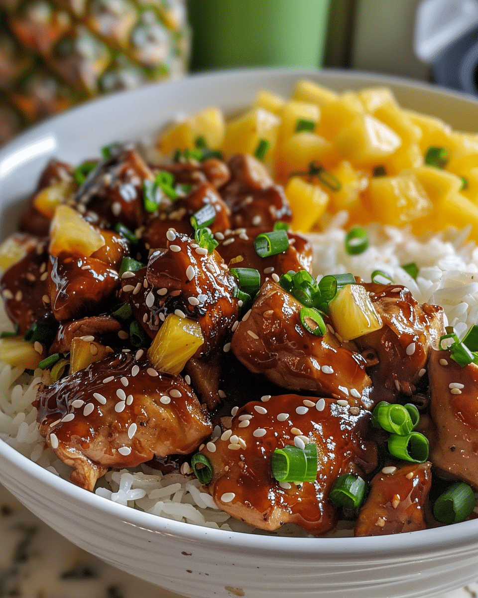 Hawaiian Style Teriyaki Chicken Recipe
