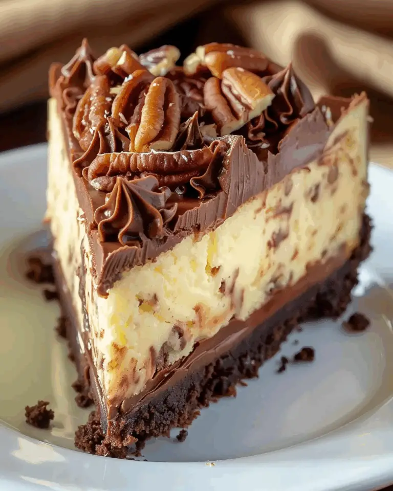 German Chocolate Cheesecake
