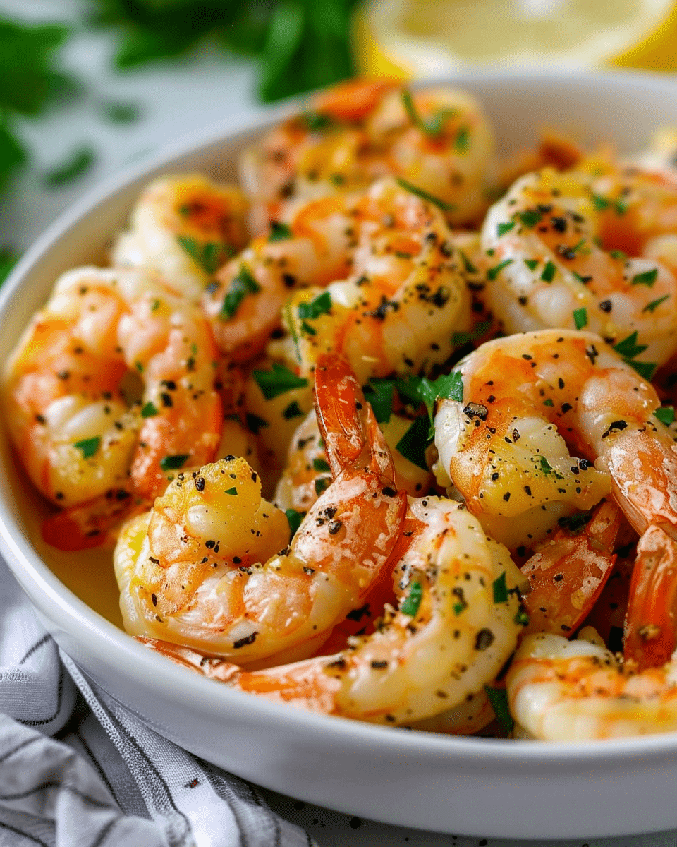 Garlic Butter Baked Shrimp