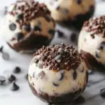 Chocolate Chip Cookie Dough Brownie Bombs