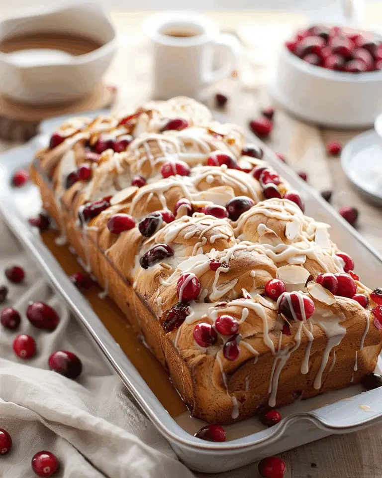 Cranberry-Almond Pull-Apart Bread