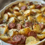 Cheesy Ranch Potatoes and Smoked Sausage Recipe