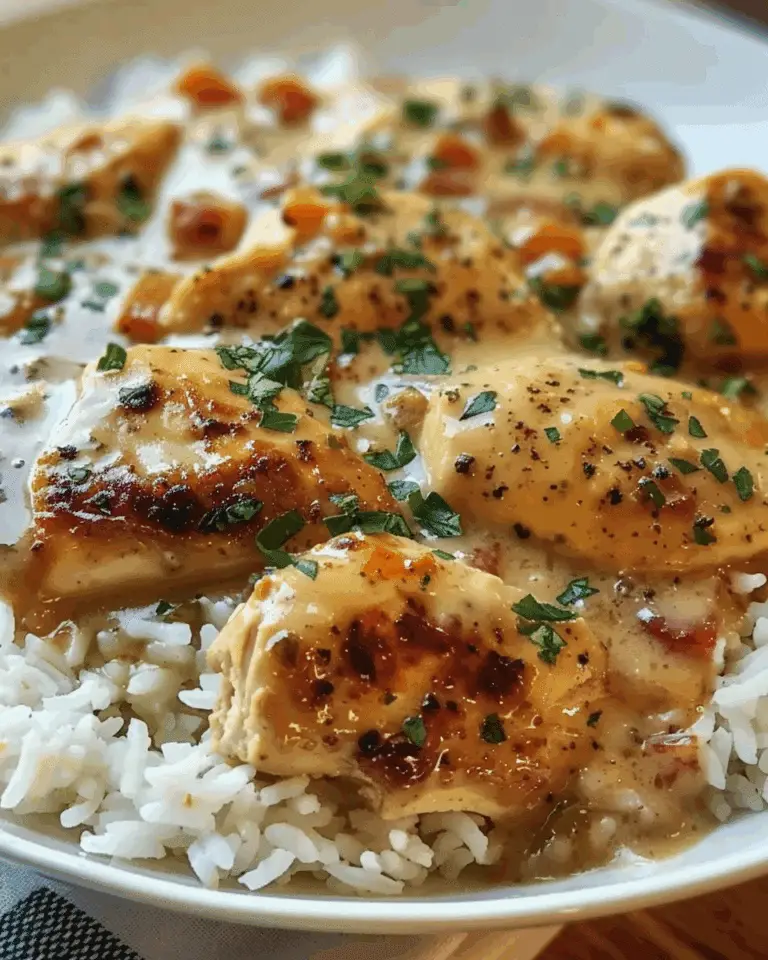 Smothered Chicken and Rice