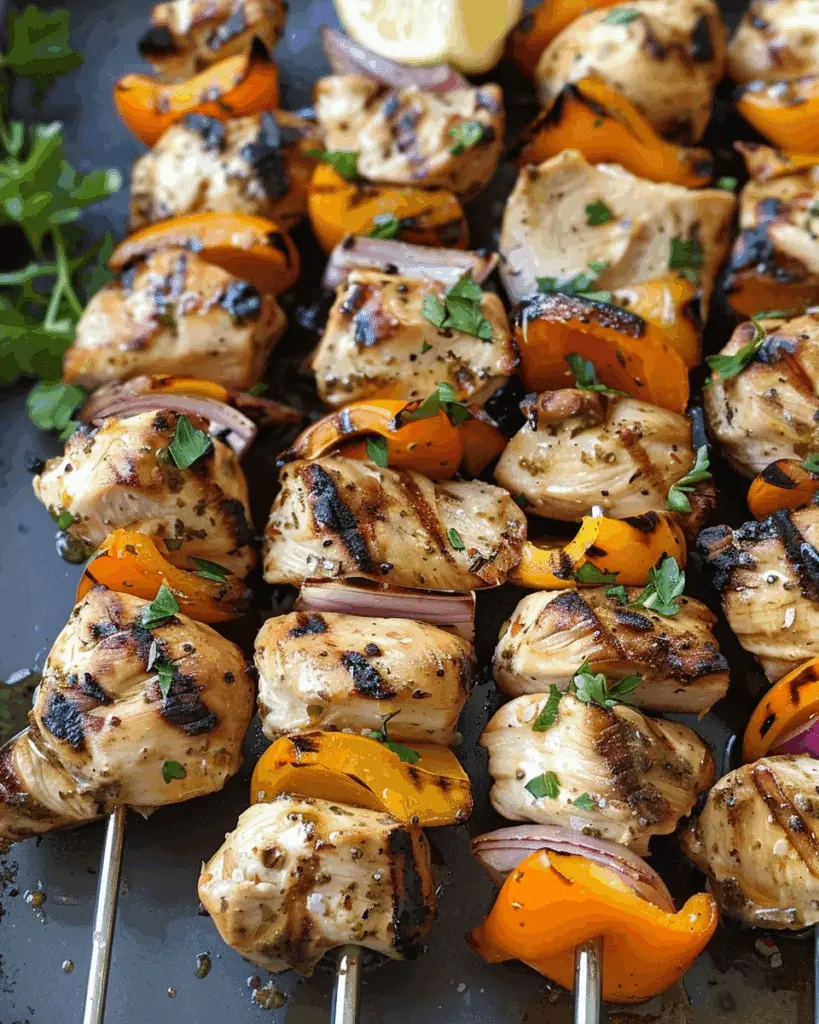 Grilled Chicken Kebabs
