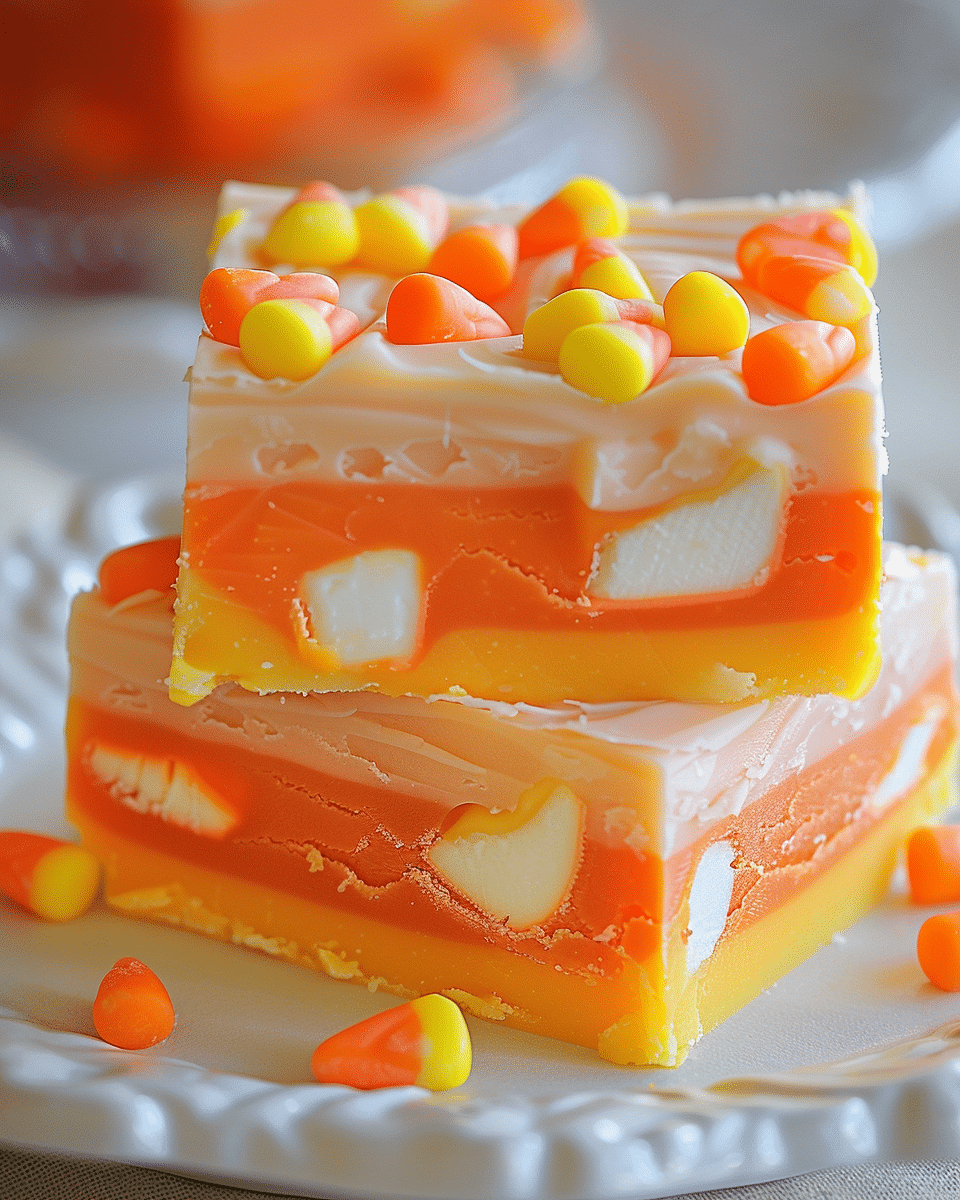 Candy Corn Fudge