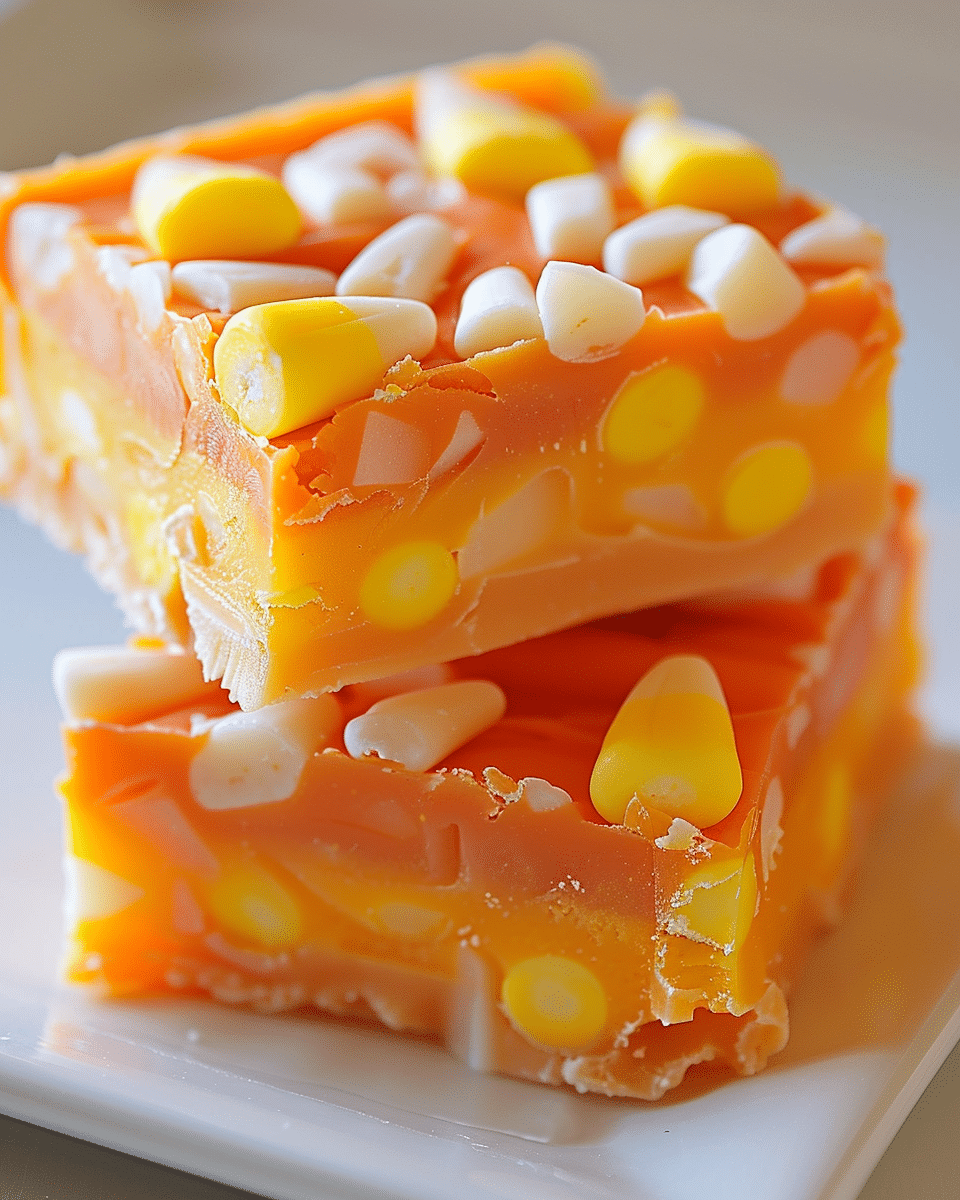Candy Corn Fudge