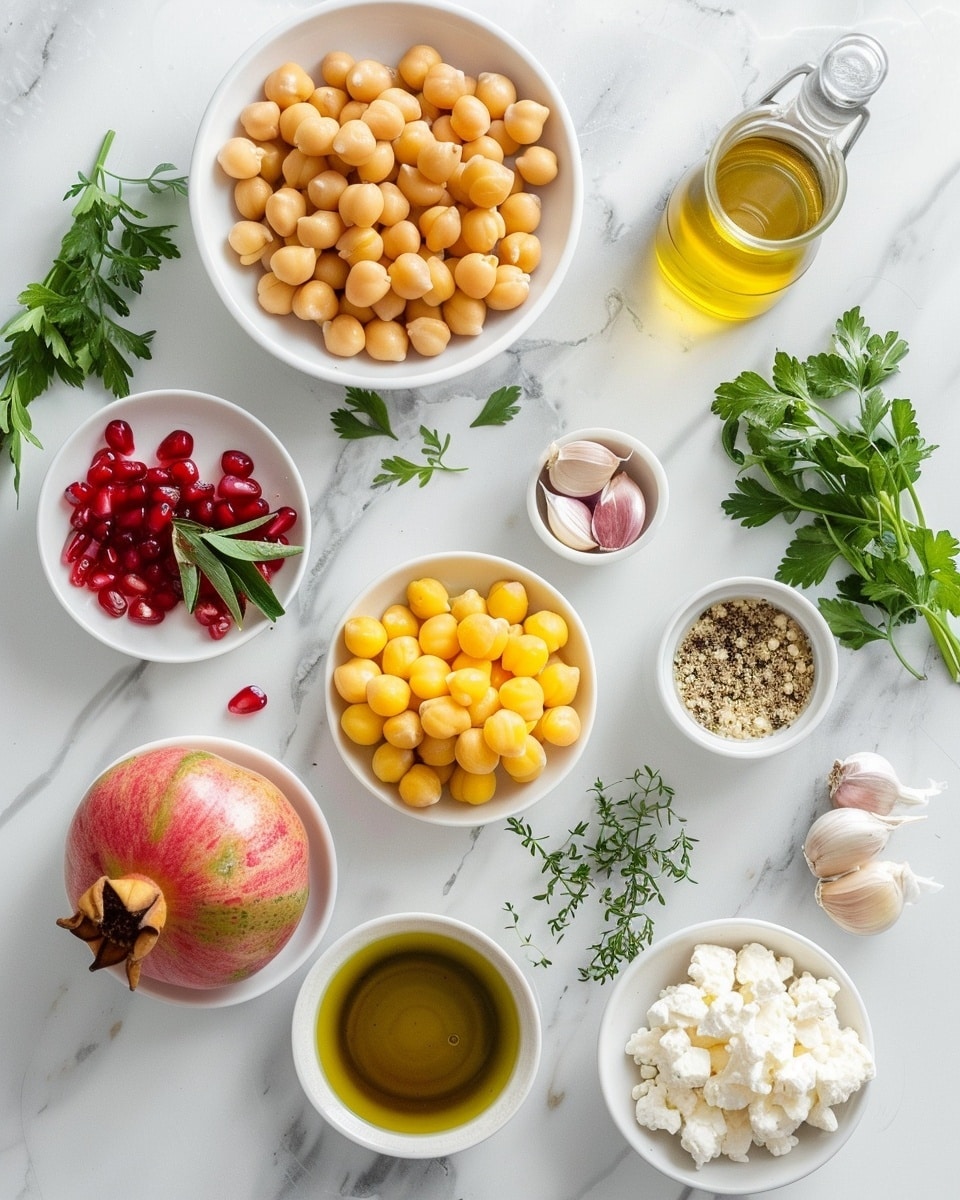 Butternut Hummus with Feta & Pomegranates