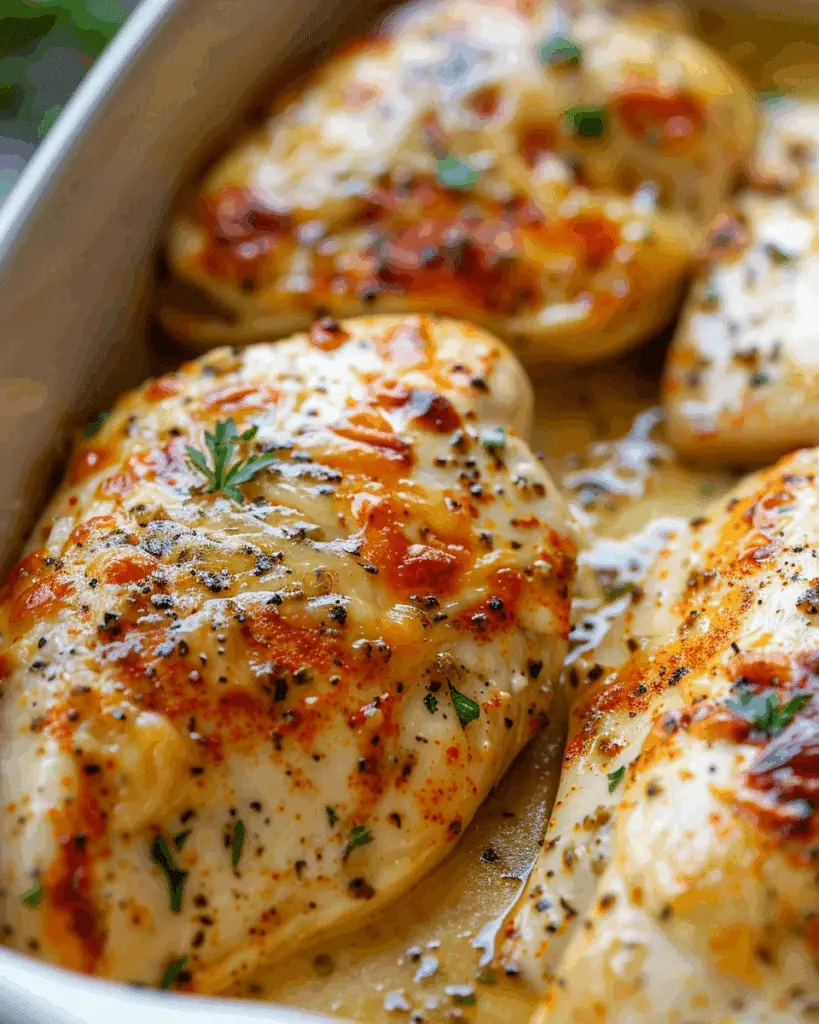 Baked Parmesan Mayo Chicken
