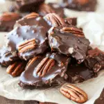 Chocolate Pecan Turtle Clusters