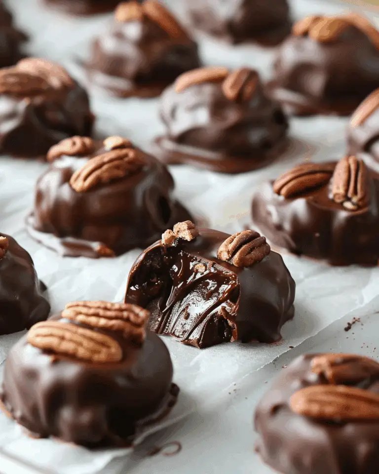 Chocolate Pecan Turtle Clusters