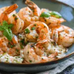 Creamy Garlic Herb Shrimp With Rice