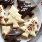 Chocolate Dipped Shortbread Trees