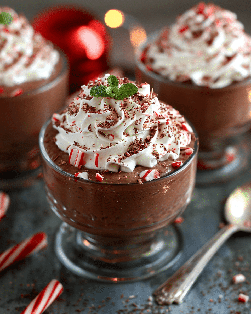 Chocolate Peppermint Mousse