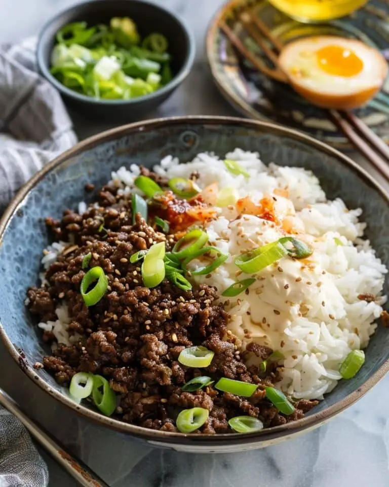 Korean Ground Beef Bowl