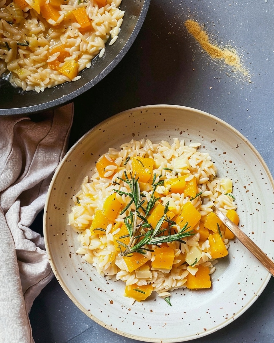 Orzotto with Winter Squash and Rosemary