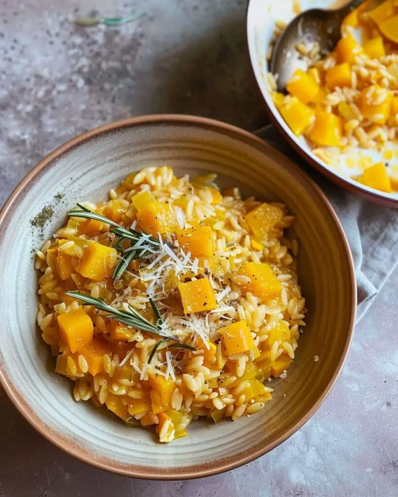 Orzotto with Winter Squash and Rosemary