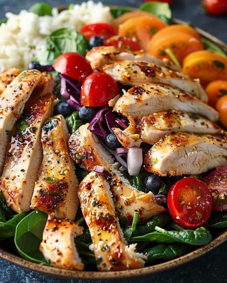 Chicken Spinach Salad